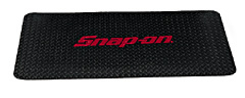 Mat, Floor, Cushioned, Black with Red Logo, 24