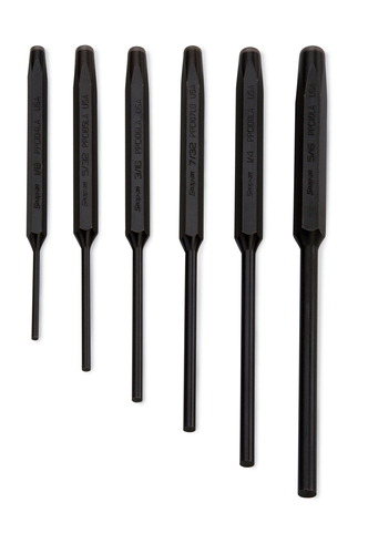 6 pc Long Pin Punch Set