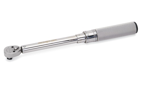 Torque Wrench, Adj. Click Type, U.S., Compact-Ratchet, 40-200 in-lb, 3/8