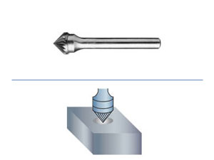 Material Removal l Abrasives & Rotary l Cone Pointed End 